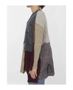 Dolce & Gabbana Patchwork Distressed Cardigan -Stylish Men-Dolce & Gabbana 4ea5d1b883521ac377cd692d2cef6a24