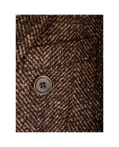 Dolce & Gabbana Wool And Alpaca Herringbone Coat -Stylish Men-Dolce & Gabbana 4fc4c4998b2790132e84e156c37ba991
