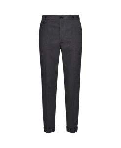Dolce & Gabbana Logo Patch Tailored Stretch Pants