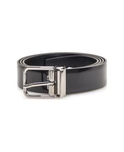 Dolce & Gabbana Logo Engraved Belt