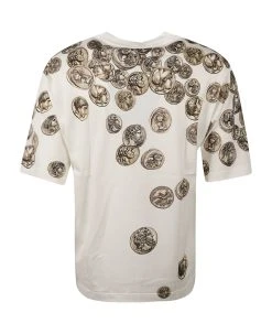Dolce & Gabbana Coins Print T-shirt -Stylish Men-Dolce & Gabbana 52f5159e2352aecec79b5b699b934622