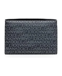 Dolce & Gabbana Shoulder Bag In Jacquard -Stylish Men-Dolce & Gabbana 536abf963785ba1ccdf6e3986d7452d9