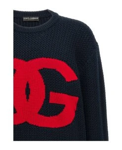 Dolce & Gabbana Logo Sweater -Stylish Men-Dolce & Gabbana 58994bd9a89fd0b3a74ae99af7c09afc