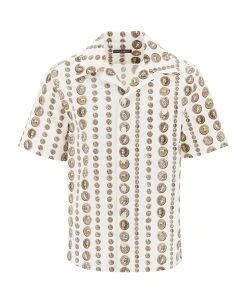 Dolce & Gabbana Coin Print Short Sleeve Shirt