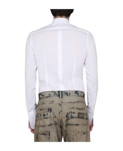 Dolce & Gabbana Gold Tuxedo Shirt -Stylish Men-Dolce & Gabbana 59fc8b6e6102727c58f81425e225d7ce