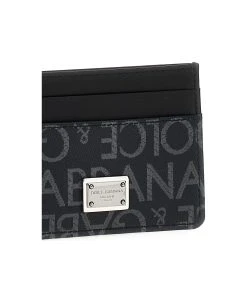 Dolce & Gabbana Jacquard Logo Cardholder -Stylish Men-Dolce & Gabbana 5b5308b16cd025994b5e1eea02144c08