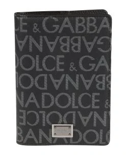 Dolce & Gabbana Logo Monogram Stand-up Card Holder