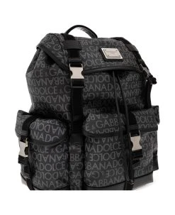 Dolce & Gabbana Monogrammed Backpack -Stylish Men-Dolce & Gabbana 5fdade1c4a367712323ef702b55f26da