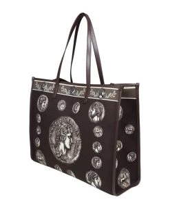 Dolce & Gabbana Coin Print Canvas Shopping Bag 6 Dolce & Gabbana Coin Print Canvas Shopping Bag -Stylish Men-Dolce & Gabbana 5fdfa97fc6db341d753b0123b83f0894