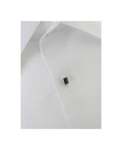 Dolce & Gabbana White Cotton Tuxedo Shirt -Stylish Men-Dolce & Gabbana 61765288536e1f811949908acb91cde0