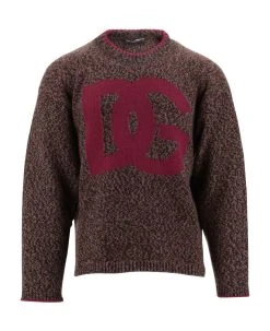 Dolce & Gabbana Logo Wool Blend Sweater