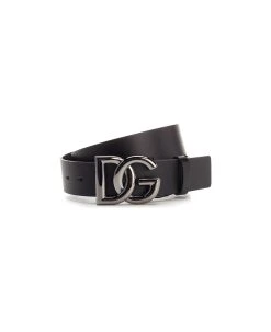 Dolce & Gabbana Black "dg" Belt