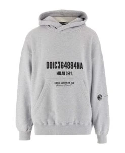 Dolce & Gabbana Printed Cotton Hoodie