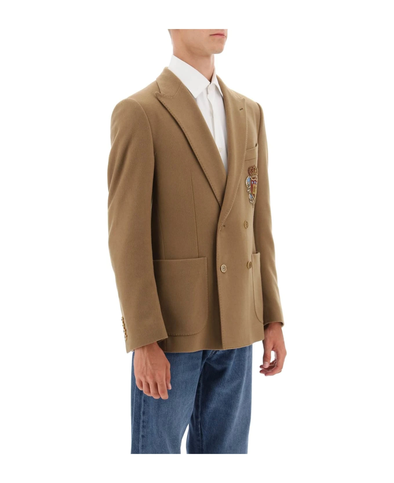 Dolce & Gabbana Wool & Cashmere Double-breasted Jacket 2 Dolce & Gabbana Wool & Cashmere Double-breasted Jacket - Image 2