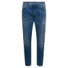 Dolce & Gabbana Light Blue Five-pockets Slim Jeans With Logo Plaque In Stretch Cotton Denim Man