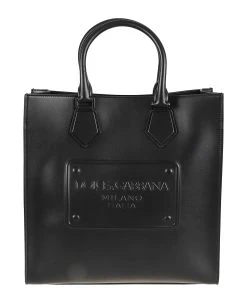 Dolce & Gabbana Logo Plaque Tote