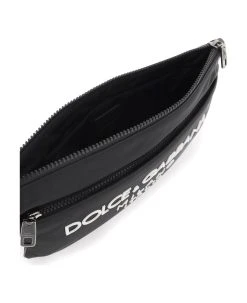 Dolce & Gabbana Nylon Pouch With Rubberized Logo -Stylish Men-Dolce & Gabbana 6c7fa374bd7802a31bf4f2b203eebdbc