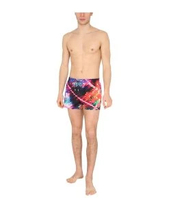 Dolce & Gabbana Lumnarie Print Swimsuit -Stylish Men-Dolce & Gabbana 70160ec7fbcb708753462c5944c0038b
