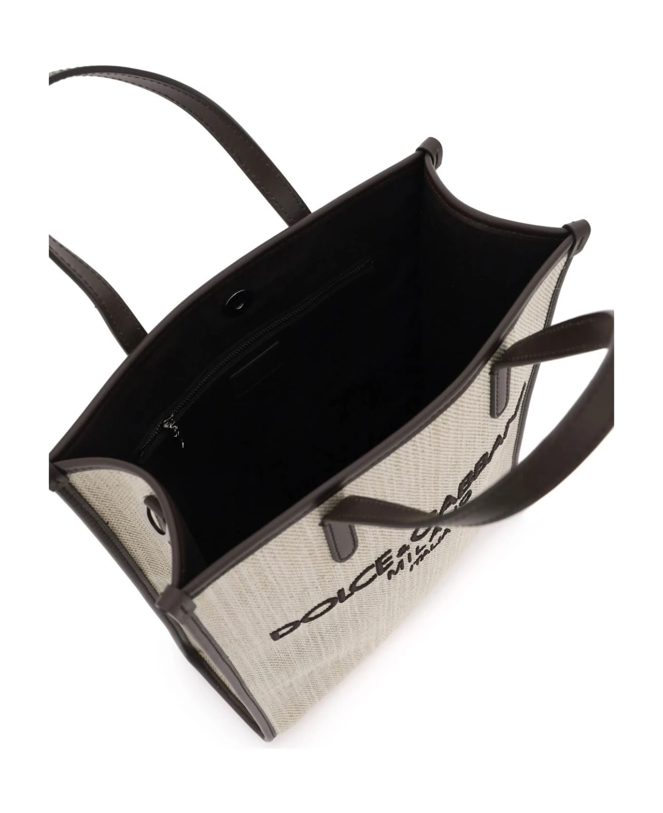 Dolce & Gabbana Textured Canvas Tote Bag 4 Dolce & Gabbana Textured Canvas Tote Bag - Image 4