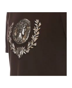 Dolce & Gabbana Coins And Laurel Print T-shirt -Stylish Men-Dolce & Gabbana 75a4125b751c40f39318590d1562fbad