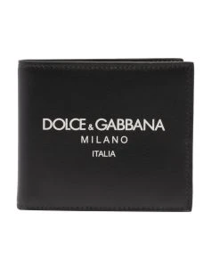 Dolce & Gabbana Logo Print Bifold Wallet