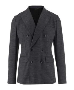 Dolce & Gabbana Double-breasted Wool Blend Jacket