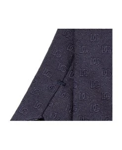 Dolce & Gabbana Silk Tie With Monogram -Stylish Men-Dolce & Gabbana 79a40e1a36bc31ab773e4b2503e71c65