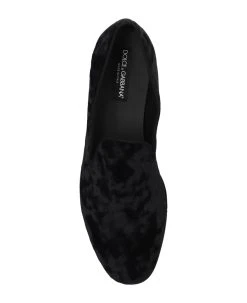 Dolce & Gabbana Velvet Moccasins -Stylish Men-Dolce & Gabbana 7b17ae748191805bd454c6229b0c4ff2