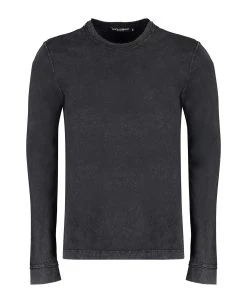 Dolce & Gabbana Long Sleeve Cotton T-shirt