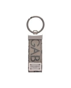 Dolce & Gabbana Jacquard Logo Key Chain