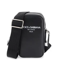 Dolce & Gabbana Small Leather Crossbody Bag
