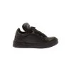 Dolce & Gabbana 'megaskate' Black Padded Low Top Sneakers In Smooth Leather Man