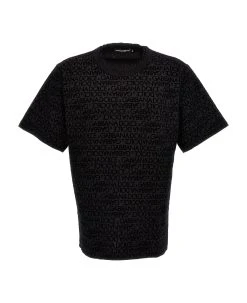 Dolce & Gabbana All Over Logo T-shirt