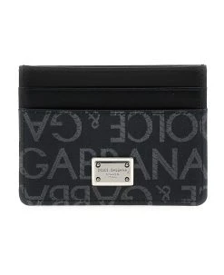 Dolce & Gabbana Jacquard Logo Cardholder
