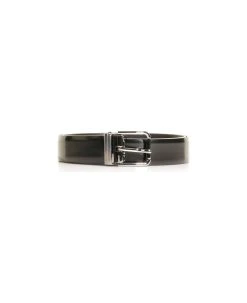 Dolce & Gabbana Leather Belt With Roller Buckle