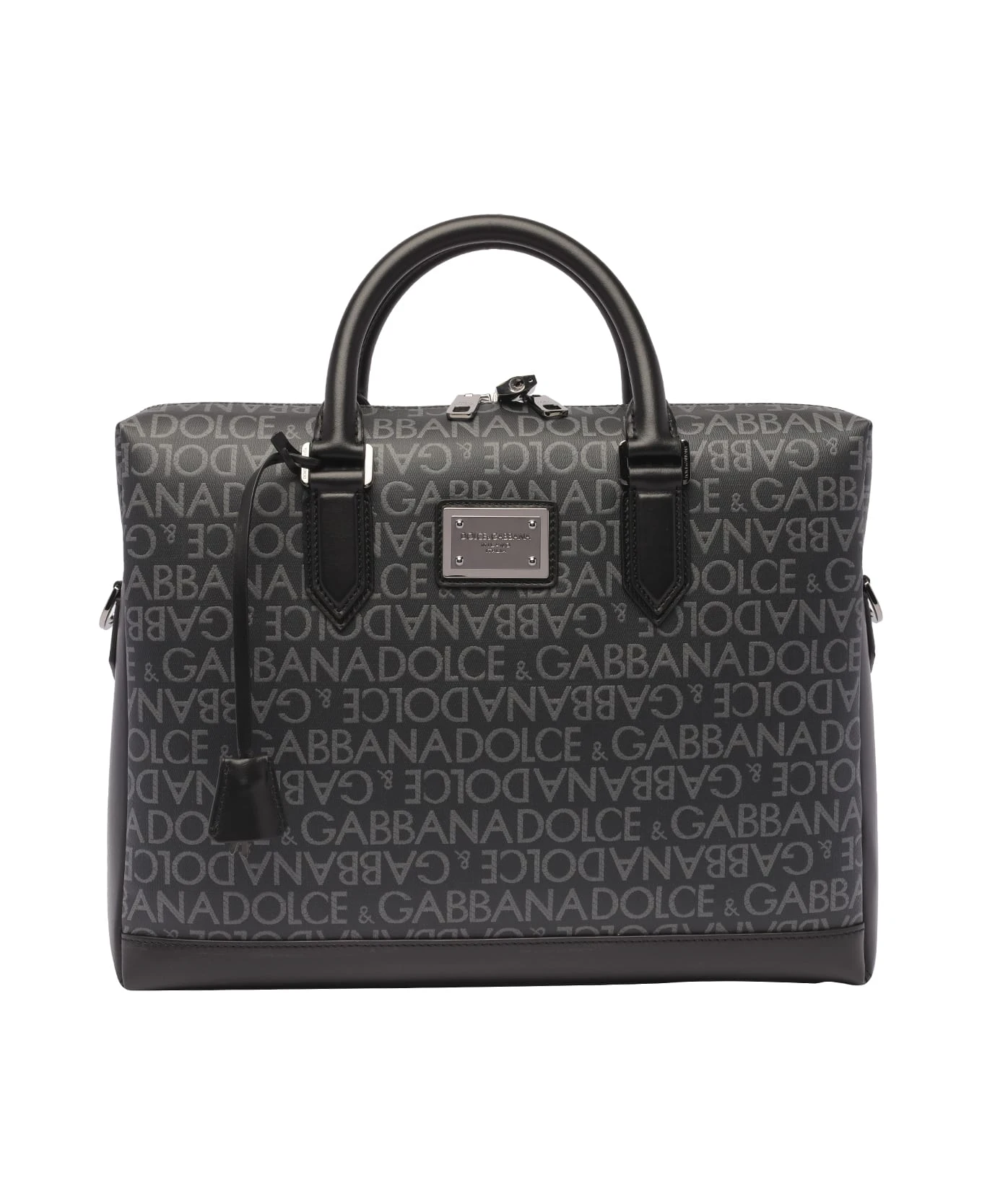 Dolce & Gabbana All Over Logo Briefcase 1 Dolce & Gabbana All Over Logo Briefcase