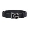 Dolce & Gabbana Dg Logo-buckle Leather Belt