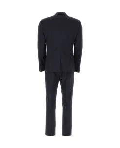 Dolce & Gabbana Navy Blue Light Wool Martini Suit -Stylish Men-Dolce & Gabbana 86fcaf9ace933c98a59c36fa3826a0db