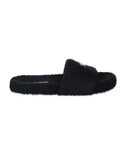 Dolce & Gabbana Black Sponge Slide