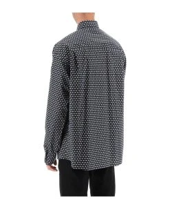 Dolce & Gabbana Micro Monogram Oversized Shirt -Stylish Men-Dolce & Gabbana 887230393086dfec618069555d0b3da5