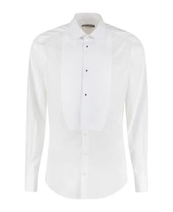 Dolce & Gabbana Poplin Tuxedo Shirt