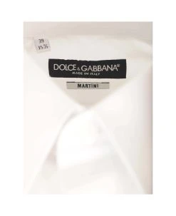 Dolce & Gabbana White Tailored Shirt 5 Dolce & Gabbana White Tailored Shirt -Stylish Men-Dolce & Gabbana 895d5ca92151cffd07f9cdf3182eb644