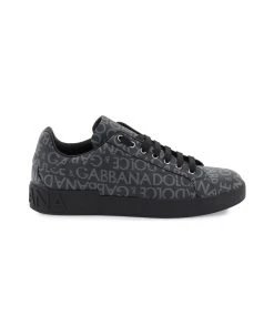 Dolce & Gabbana Portofino Jacquard Sneakers