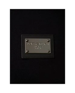 Dolce & Gabbana Black T-shirt With Logo Tag Detail On The Front In Cotton Man -Stylish Men-Dolce & Gabbana 8a828cbb56ec8b865365c95c5e4e35d1