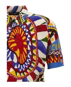 Dolce & Gabbana 'carretto' Polo Shirt -Stylish Men-Dolce & Gabbana 8cc2835b323965feca592f9007b23ca4