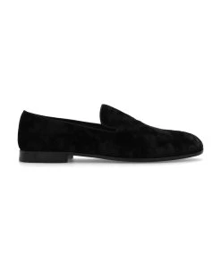 Dolce & Gabbana Velvet Moccasins