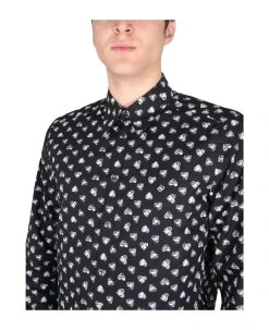 Dolce & Gabbana Hearts Print Shirt -Stylish Men-Dolce & Gabbana 8fc415e3b082efce64fe5c7546994c2a