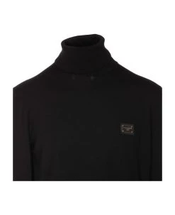 Dolce & Gabbana Logo Plaque Pullover -Stylish Men-Dolce & Gabbana 915d802b087c72f7e3efd49bf080c764