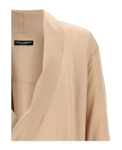 Dolce & Gabbana Wide Neckline Silk Shirt -Stylish Men-Dolce & Gabbana 915f777b0c47fa68f8f9c2d2a73d6724