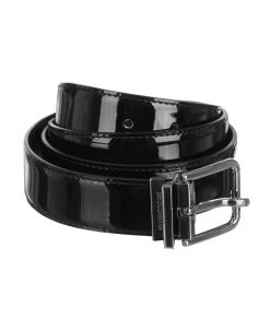Dolce & Gabbana Logo Engraved Buckle Belt